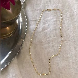 Delicate Solid Gold Necklace 14k